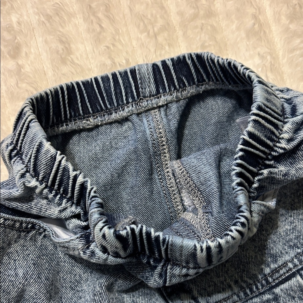 Denim Ruffle Skirt - Picture 4 of 8